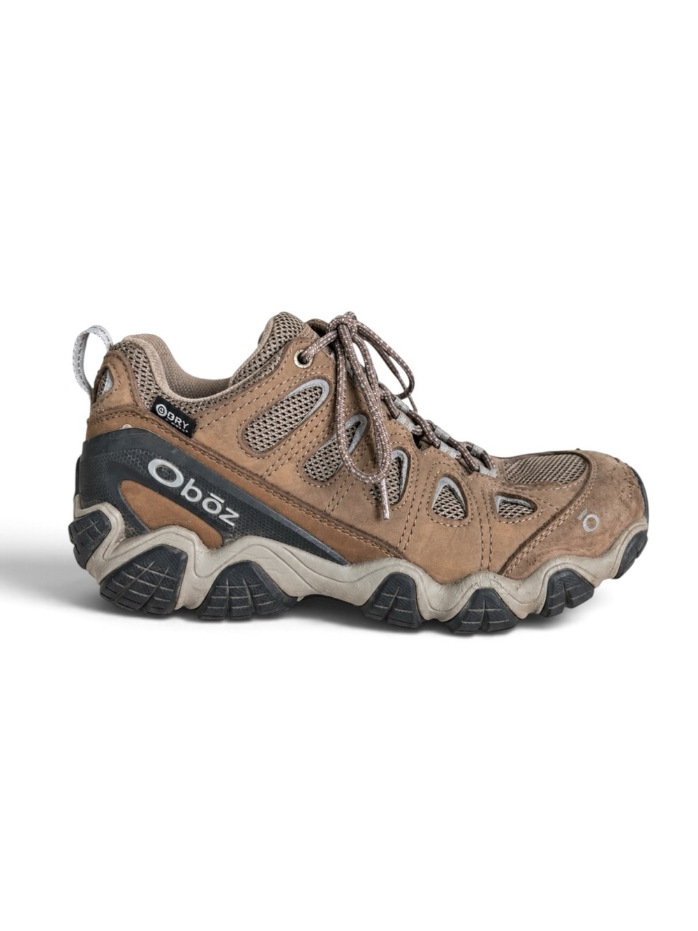 Oboz Sawtooth Low Waterproof Hiking Shoes Trail Sneakers Brown 7.5